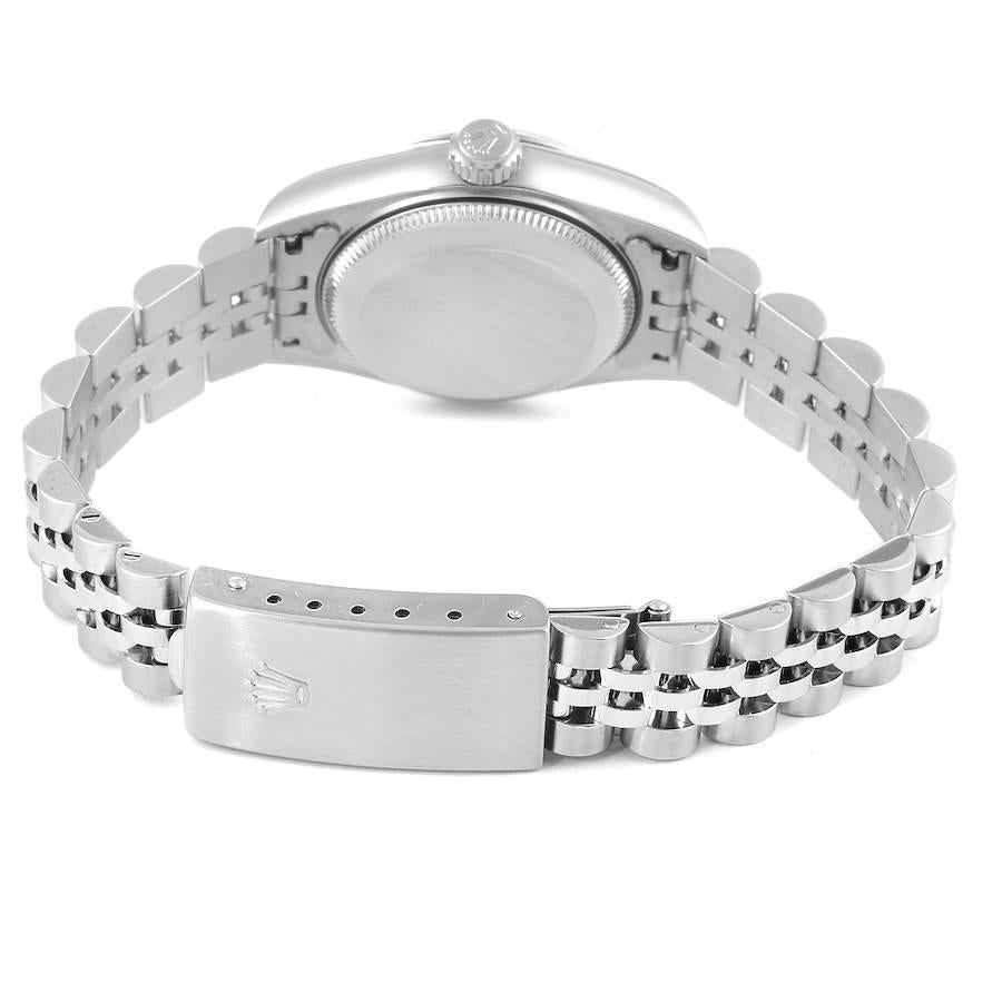Rolex Datejust Steel White Gold Salmon Diamond Dial Ladies Watch 79174 5