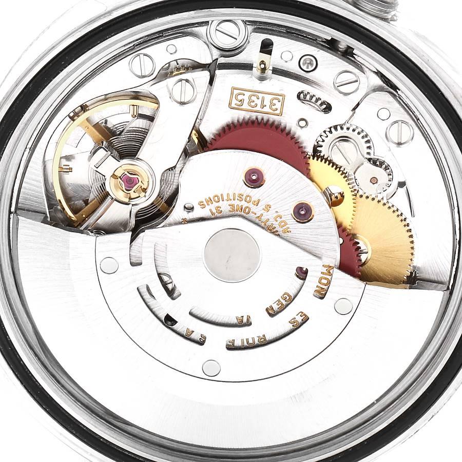 Rolex Datejust Steel White Gold Salmon Diamond Dial Men's Watch 16234 For Sale 2