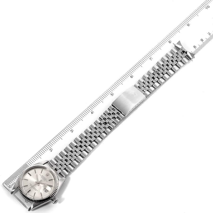Rolex Datejust Steel White Gold Sigma Dial Vintage Men's Watch 1601 For Sale 7