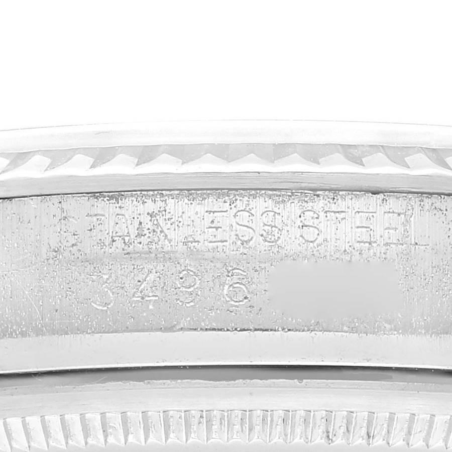 Rolex Datejust Steel White Gold Sigma Grey Ghost Dial Vintage Mens Watch 1601 3