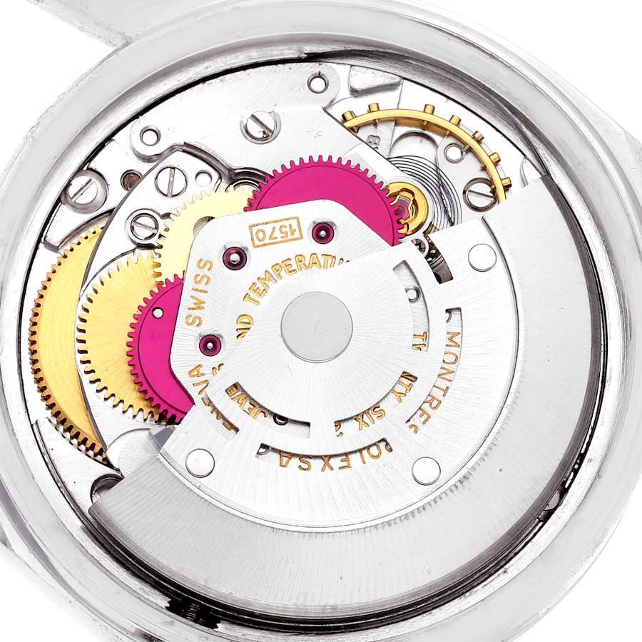 Rolex Datejust Steel White Gold Sigma Grey Ghost Dial Vintage Mens Watch 1601 4