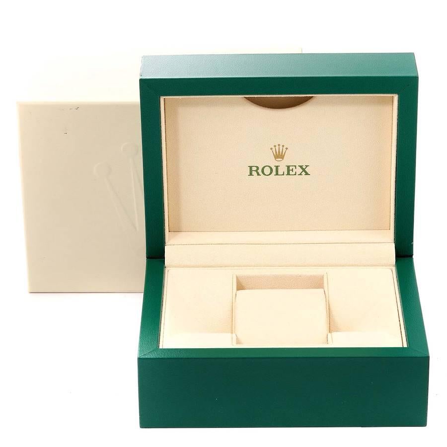 Rolex Datejust Steel White Gold Silver Dial Ladies Watch 179174 Unworn NOS For Sale 3