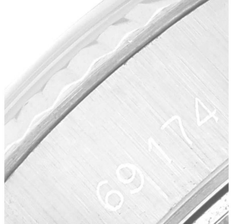 Rolex Datejust Steel White Gold Silver Dial Ladies Watch 69174 2