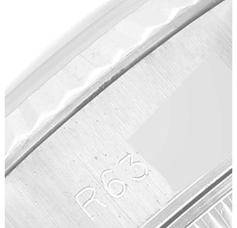 Rolex Datejust Steel White Gold Silver Dial Ladies Watch 69174 3