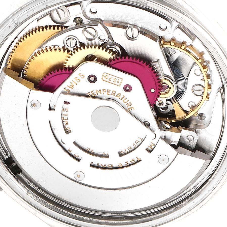 Rolex Datejust Steel White Gold Silver Dial Vintage Men’s Watch 1601 4