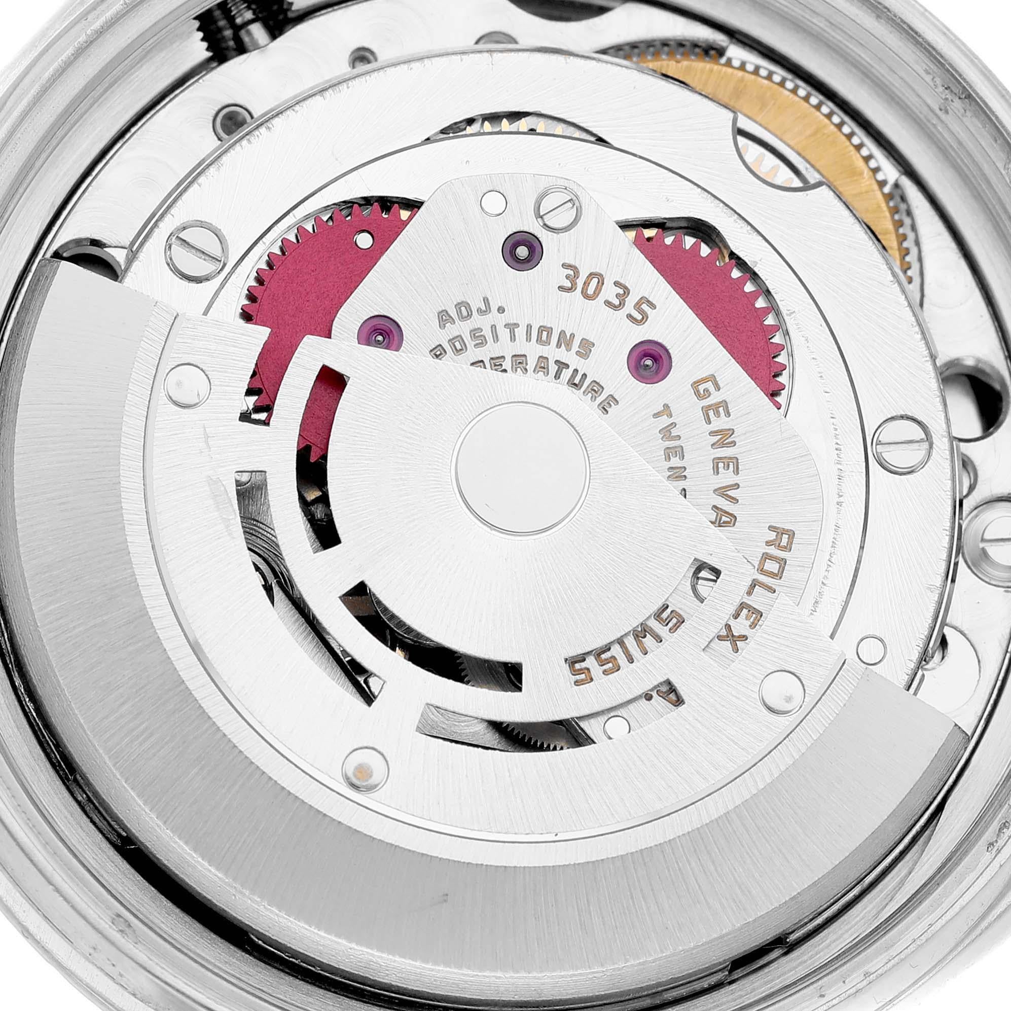 Rolex Datejust Steel White Gold Silver Dial Vintage Mens Watch 16014 4