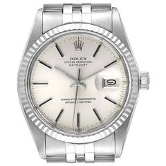 Rolex Datejust Steel White Gold Silver Dial Vintage Men
s Watch 16014 Rolex Datejust Steel White Gold Silver Dial Vintage Men
s Watch 16014