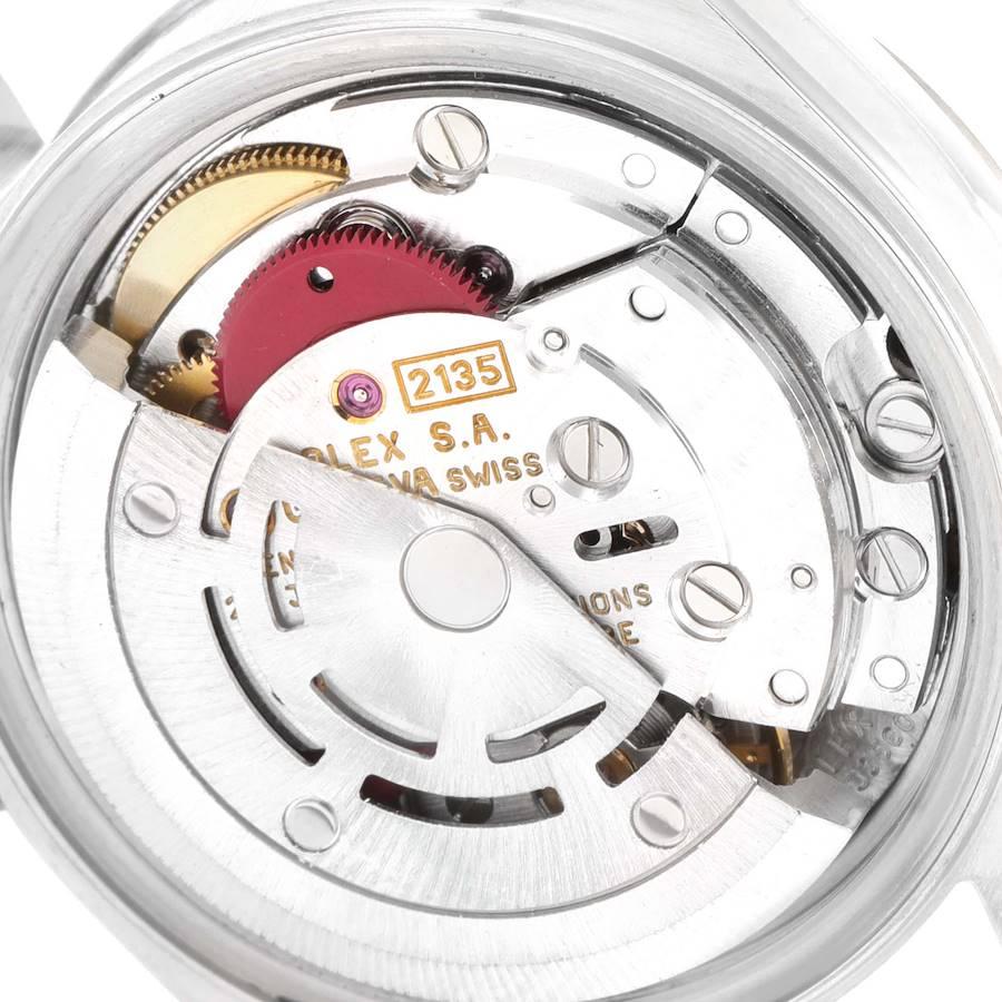 Rolex Datejust Steel White Gold Silver Diamond Dial Ladies Watch 69174 4