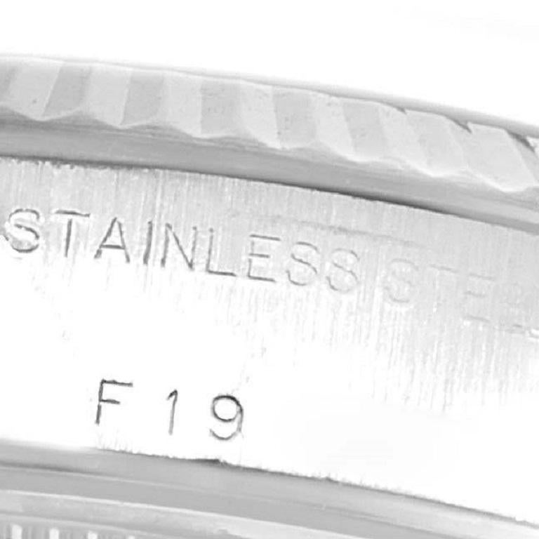 Rolex Datejust Steel White Gold Silver Diamond Dial Ladies Watch 79174 3