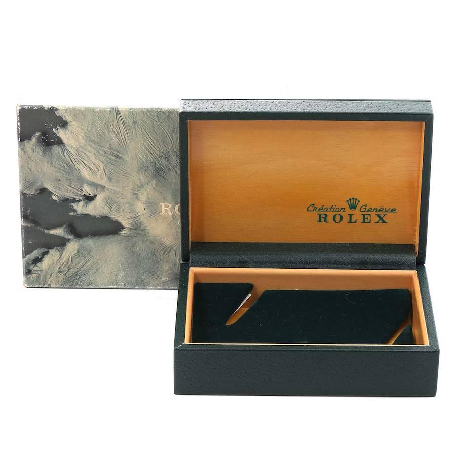 Rolex Datejust Steel White Gold Silver Diamond Dial Men's Watch 16234 Box For Sale 8