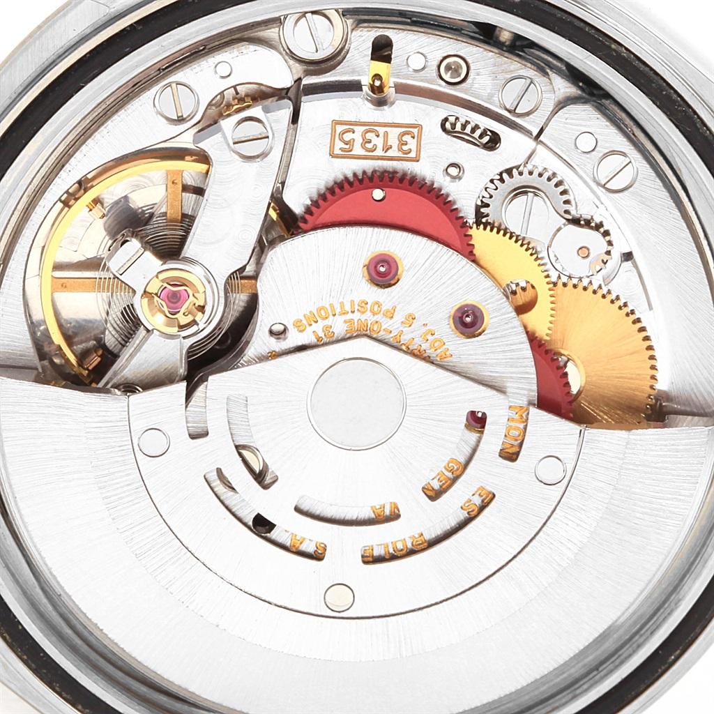 Rolex Datejust Steel White Gold Silver Diamond Dial Men's Watch 16234 2