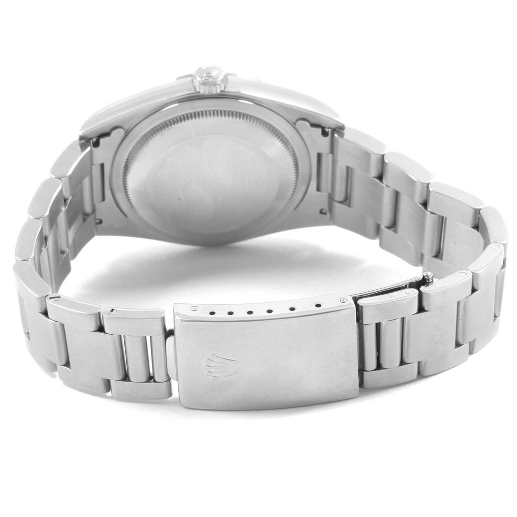 Rolex Datejust Steel White Gold Sodalite Diamond Dial Men's Watch 16234 For Sale 1