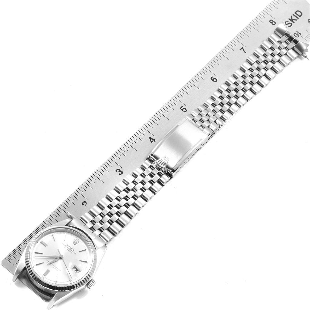 Rolex Datejust Steel White Gold Vintage Men’s Watch 1601 7