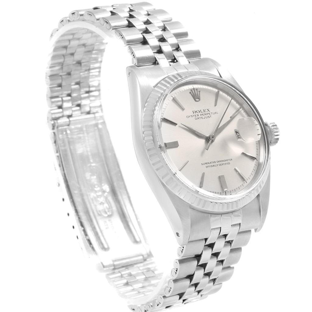 Men's Rolex Datejust Steel White Gold Vintage Men’s Watch 1601
