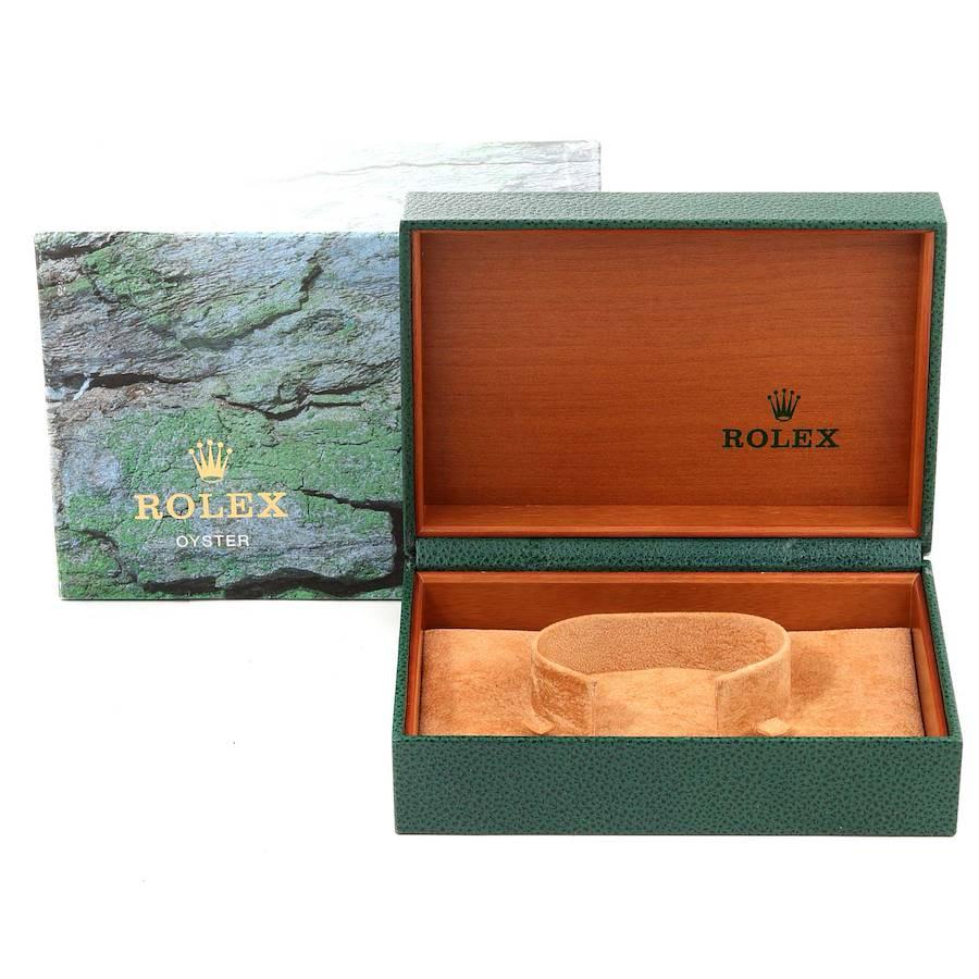 Rolex Datejust Jubiläums-Armbanduhr aus Stahl und Weißgold mit weißem Zifferblatt 16234 im Angebot 7
