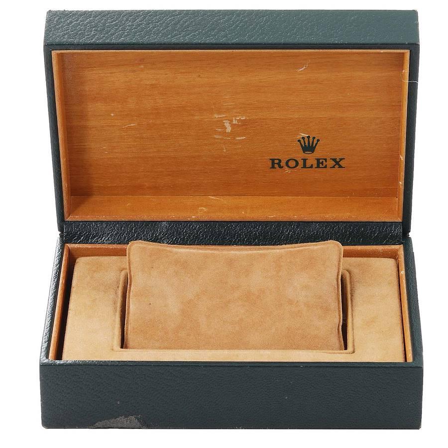 Rolex Datejust Steel White Gold White Dial Vintage Mens Watch 1601 6