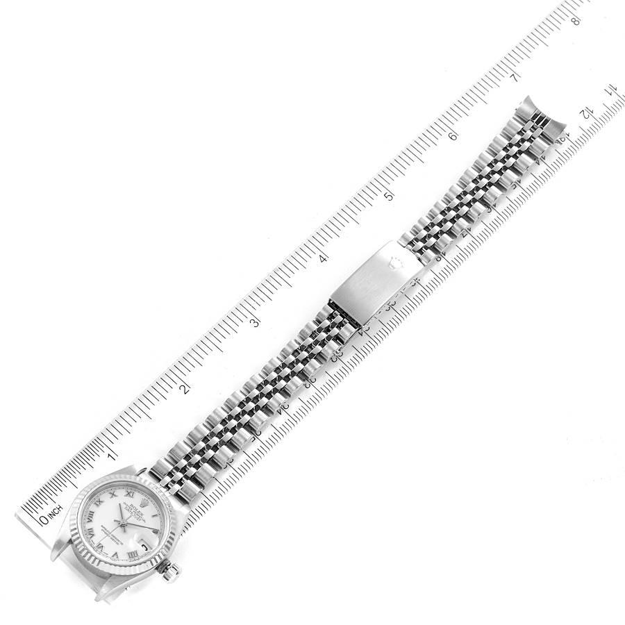 Rolex Datejust Steel White Gold White White Dial Ladies Watch 79174 3