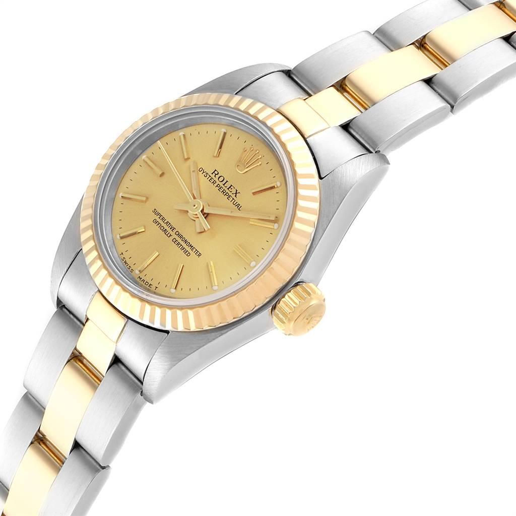 Rolex Datejust Steel Yellow Gold Ladies Watch 69173 1