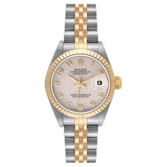 Rolex Datejust Steel Yellow Gold Anniversary Dial Ladies Watch 69173