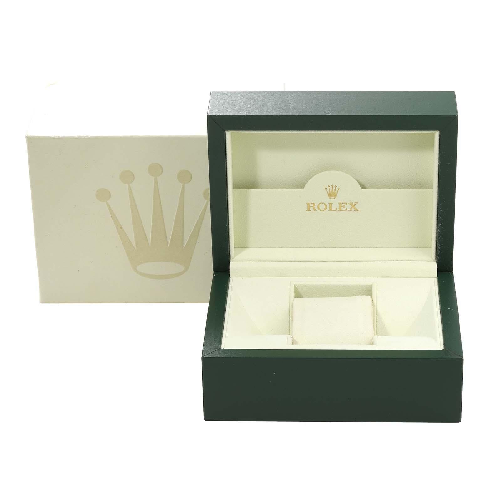 Rolex Montre Datejust d'anniversaire en acier, or jaune avec cadran en diamant 179173 en vente 7
