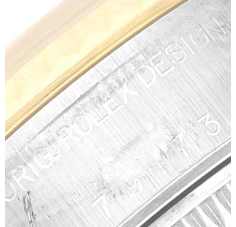 Rolex Datejust Steel Yellow Gold Anniversary Diamond Dial Ladies Watch 79173 1