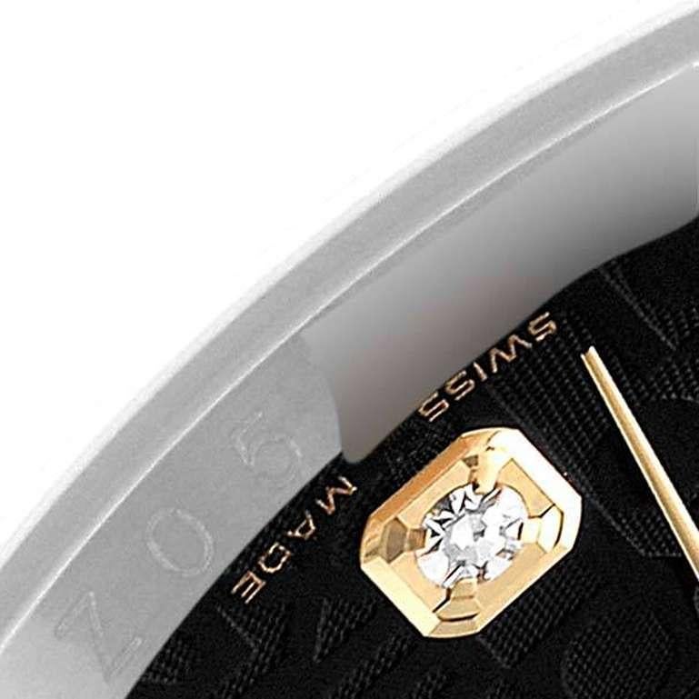 Men's Rolex Datejust Steel Yellow Gold Anniversary Diamond Dial Mens Watch 116233