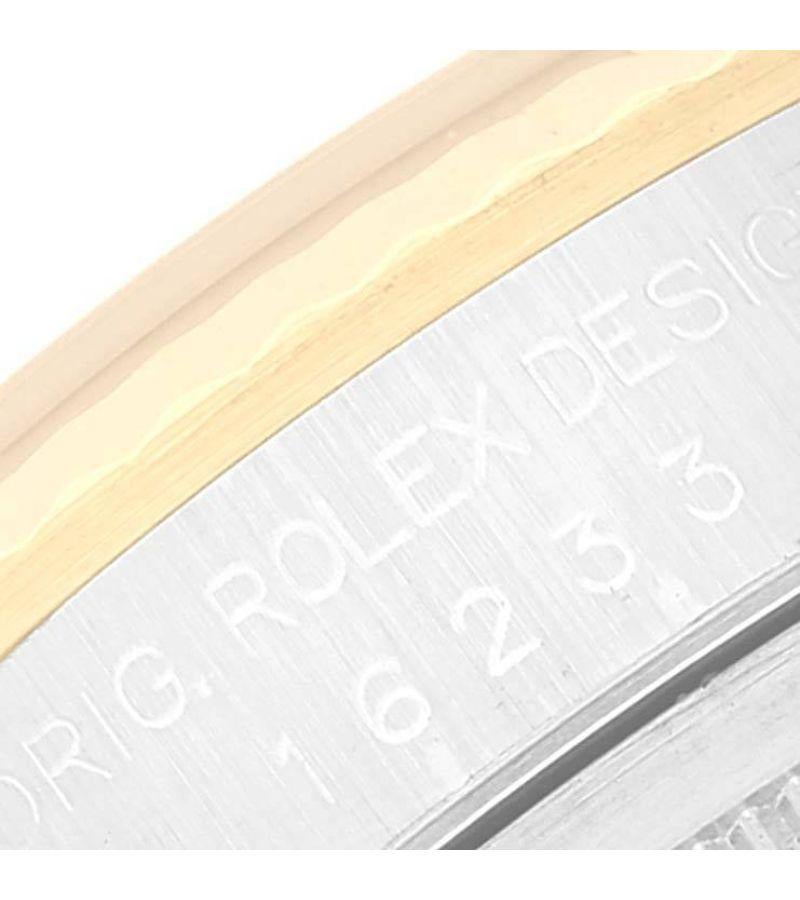 Rolex Datejust Stahl-Gelbgold-Herrenuhr 16233 mit Diamant-Zifferblatt 3