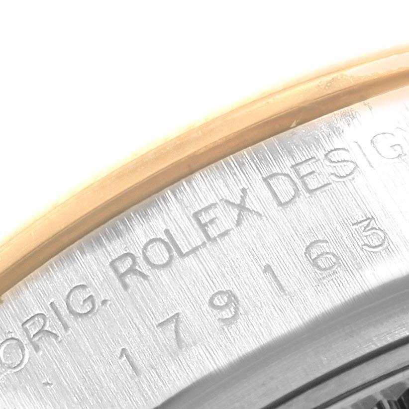 Rolex Datejust Steel Yellow Gold Anniversary Diamond Ladies Watch 179163 For Sale 5