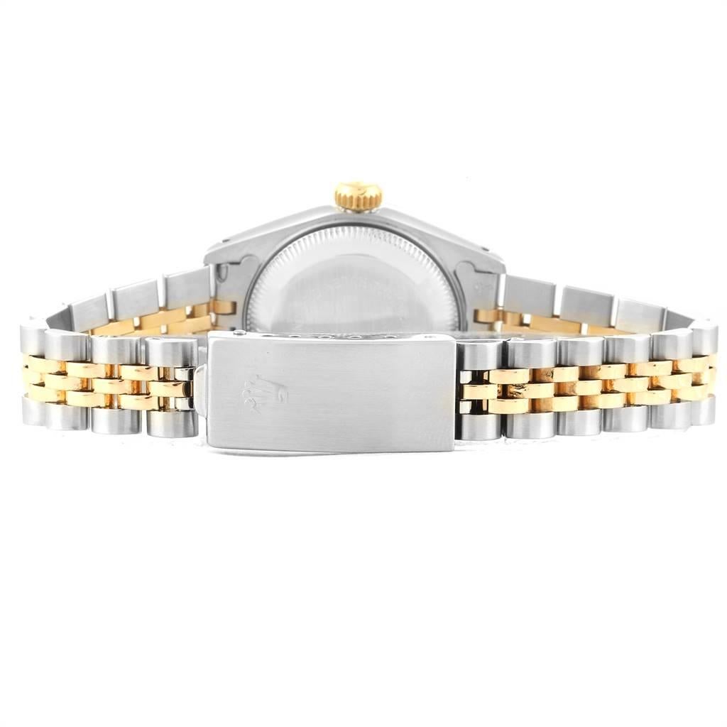 Rolex Datejust Steel Yellow Gold Arabic Numerals Ladies Ladies Watch 69173 For Sale 5