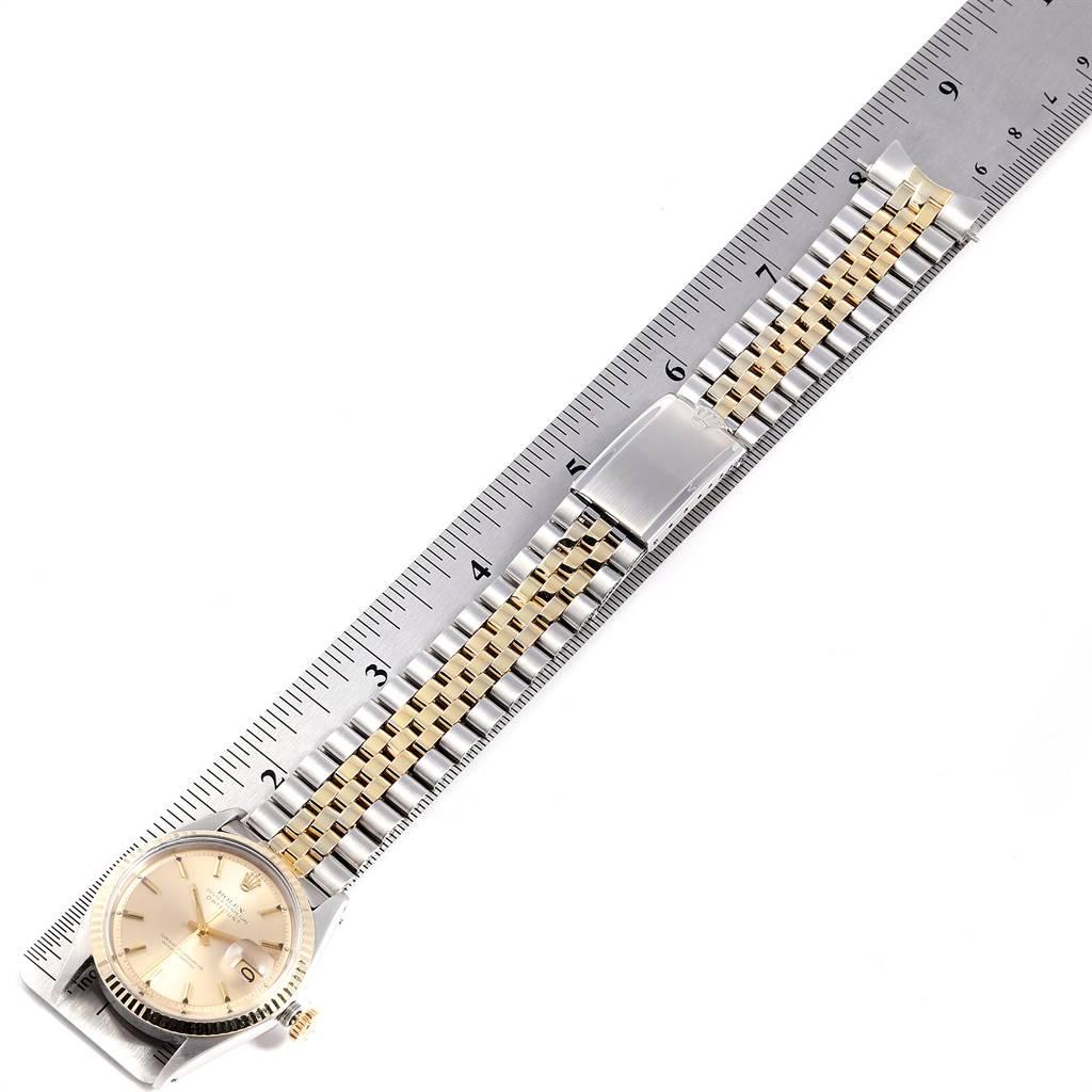 Rolex Datejust Steel Yellow Gold Automatic Vintage Men’s Watch 1601 6