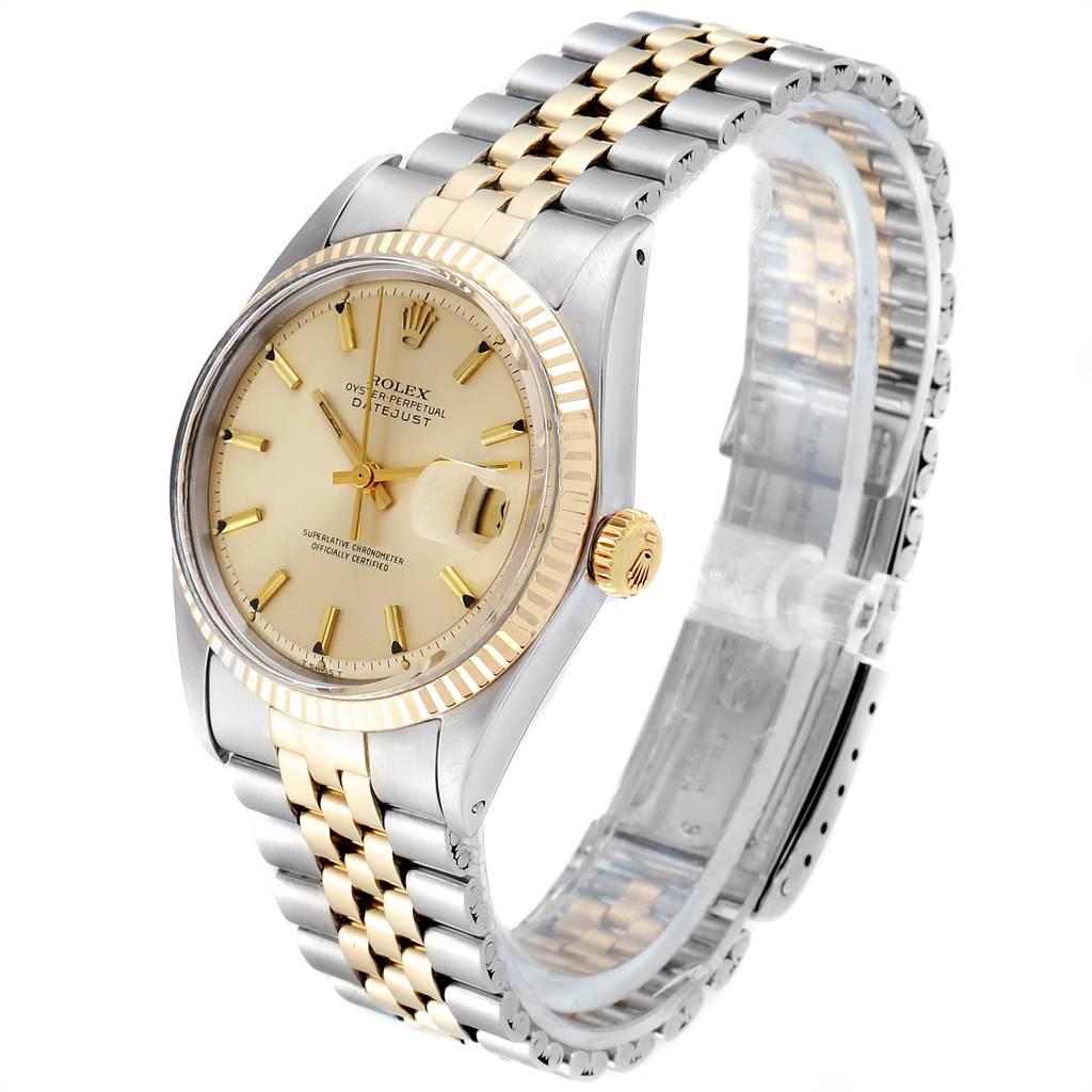 Men's Rolex Datejust Steel Yellow Gold Automatic Vintage Men’s Watch 1601