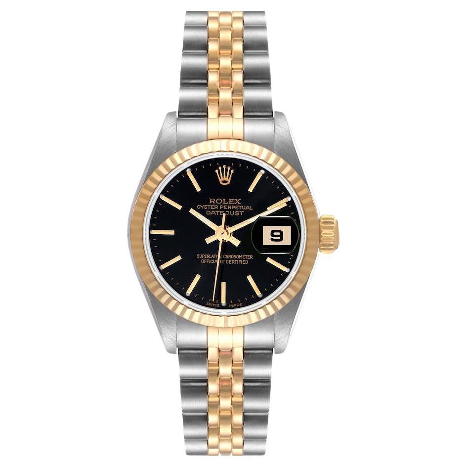 datejust gold black dial