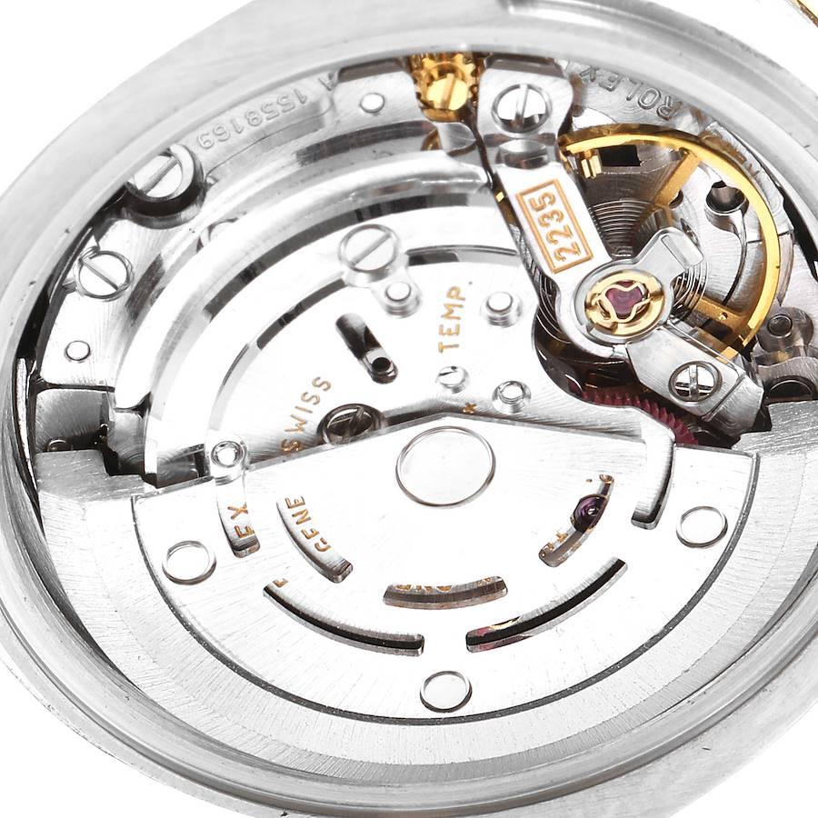Rolex Datejust Steel Yellow Gold Black Diamond Dial Ladies Watch 179173 4