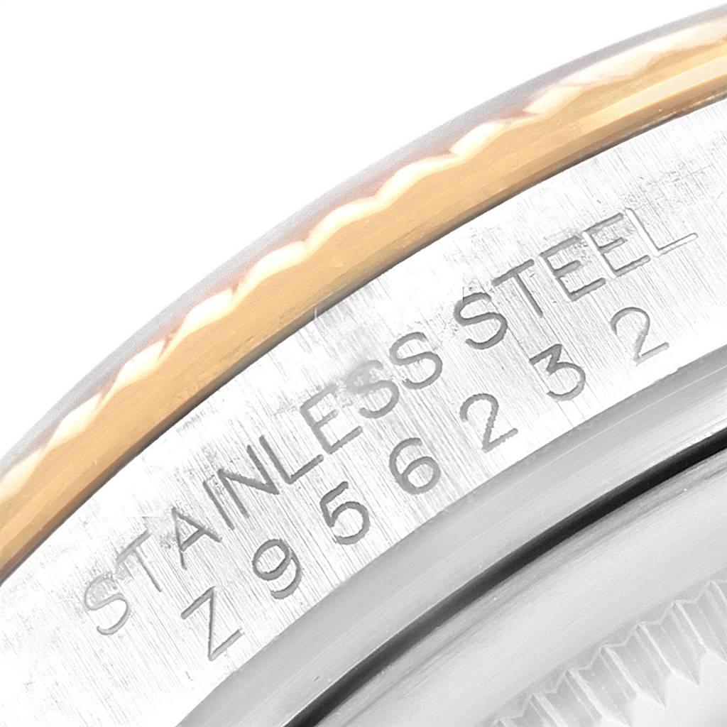 Rolex Datejust Steel Yellow Gold Black Diamond Dial Men's Watch 116233 5