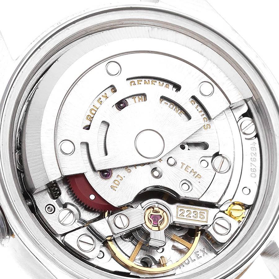 Rolex Datejust Steel Yellow Gold Black Diamond Dial Watch 79173 2