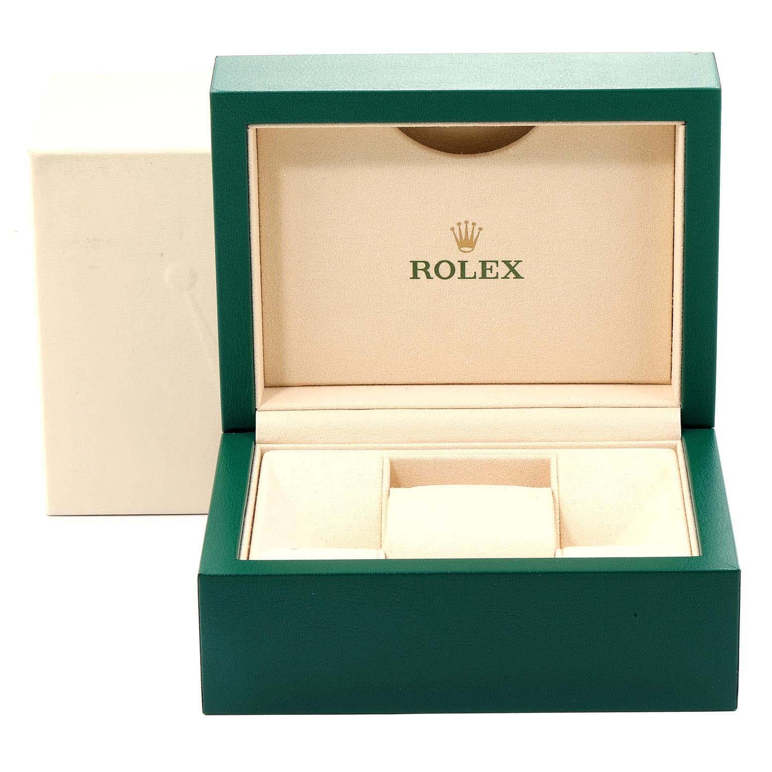 Rolex Datejust Stahl Gelbgold Schwarzer Onyx Diamant Herrenuhr 116233 im Angebot 8