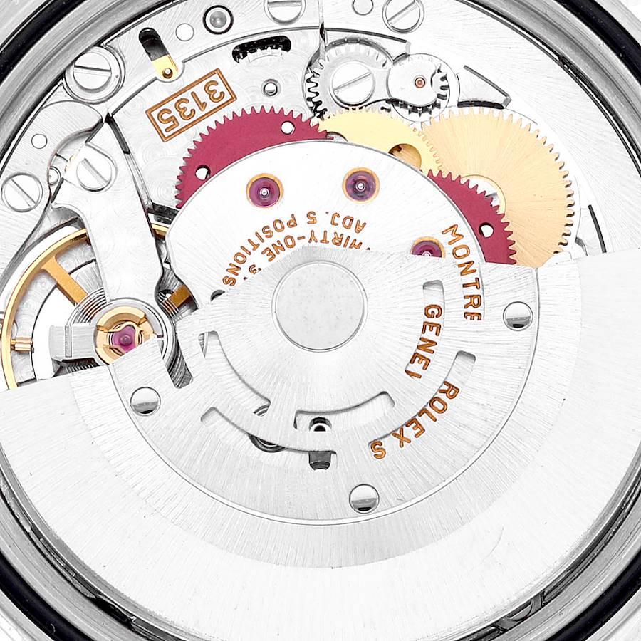 Rolex Datejust Stahl-Gelbgold-Uhr mit blauer Vignette und Diamant-Zifferblatt 16233 im Angebot 4