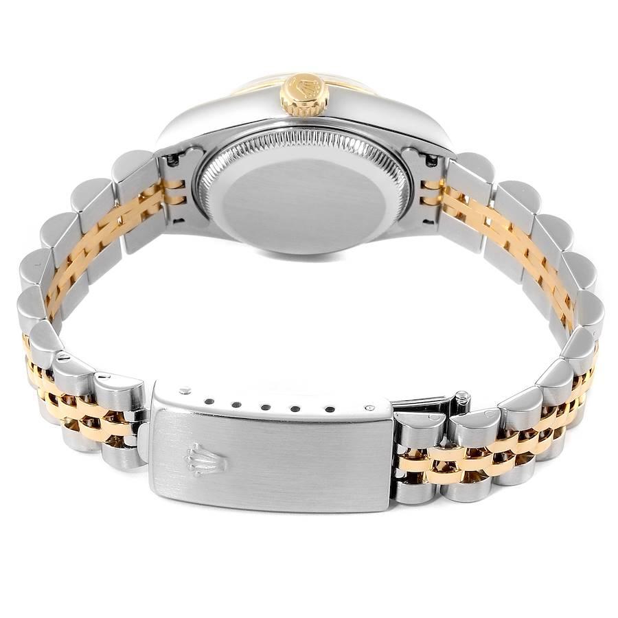 Rolex Datejust Steel Yellow Gold Blue Vignette Diamond Ladies Watch 79173 5