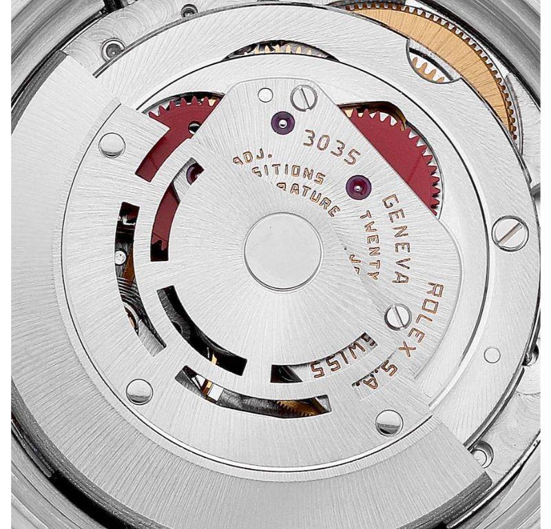 Rolex Datejust Stahl Gelbgold Boiler Gauge Zifferblatt Vintage Herrenuhr 16013 im Angebot 5