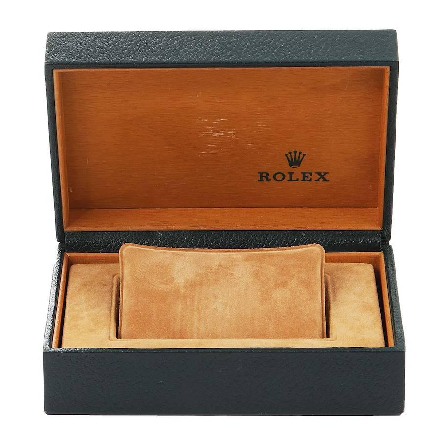 Rolex Montre Datejust vintage en acier et or jaune avec cadran à boucle pour hommes 16013 en vente 7