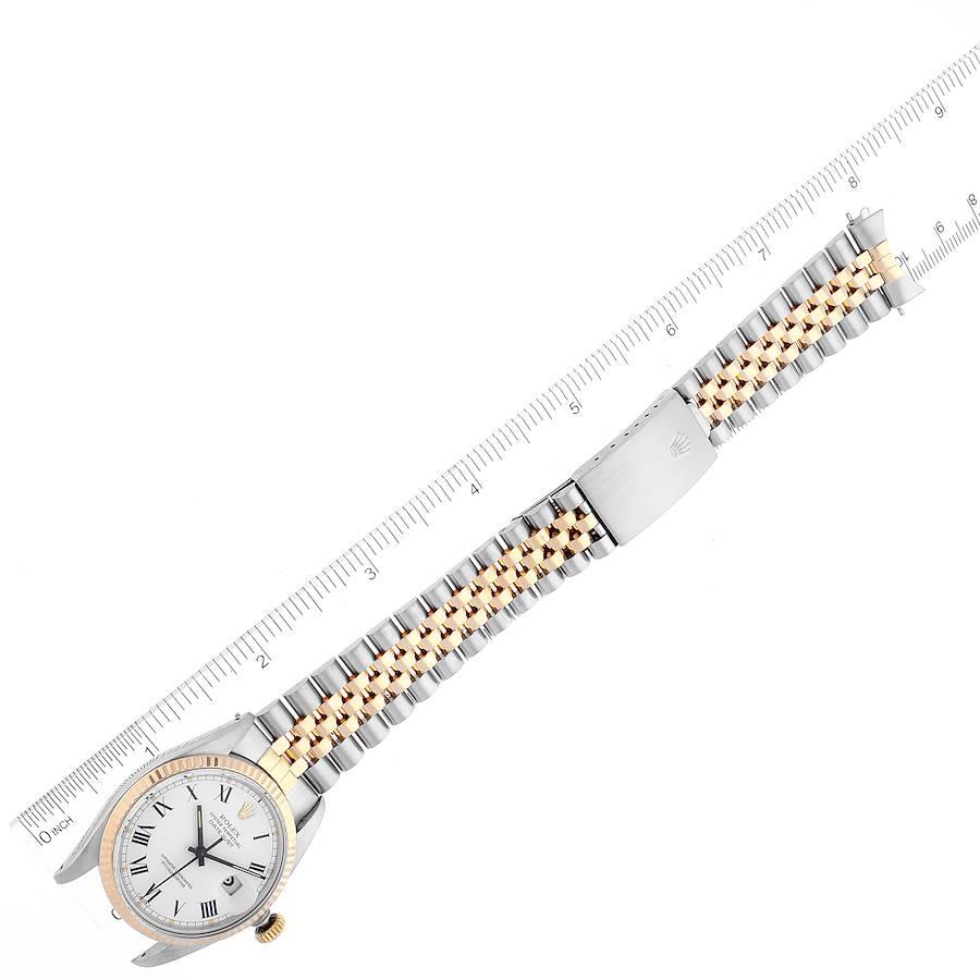 Rolex Datejust Steel Yellow Gold Buckley Dial Vintage Watch 16013 6