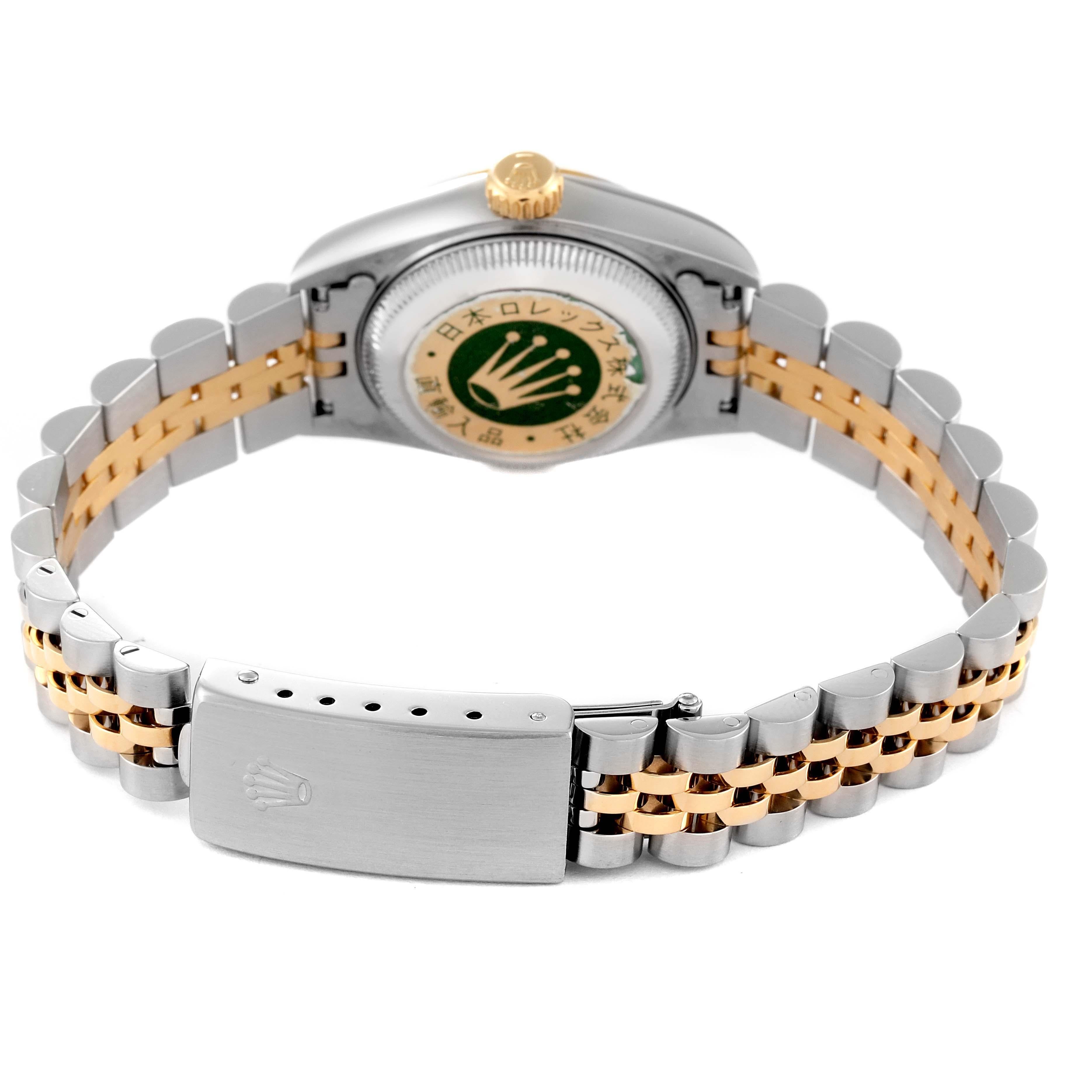 Rolex Datejust Steel Yellow Gold Champagne Dial Ladies Watch 69173 2