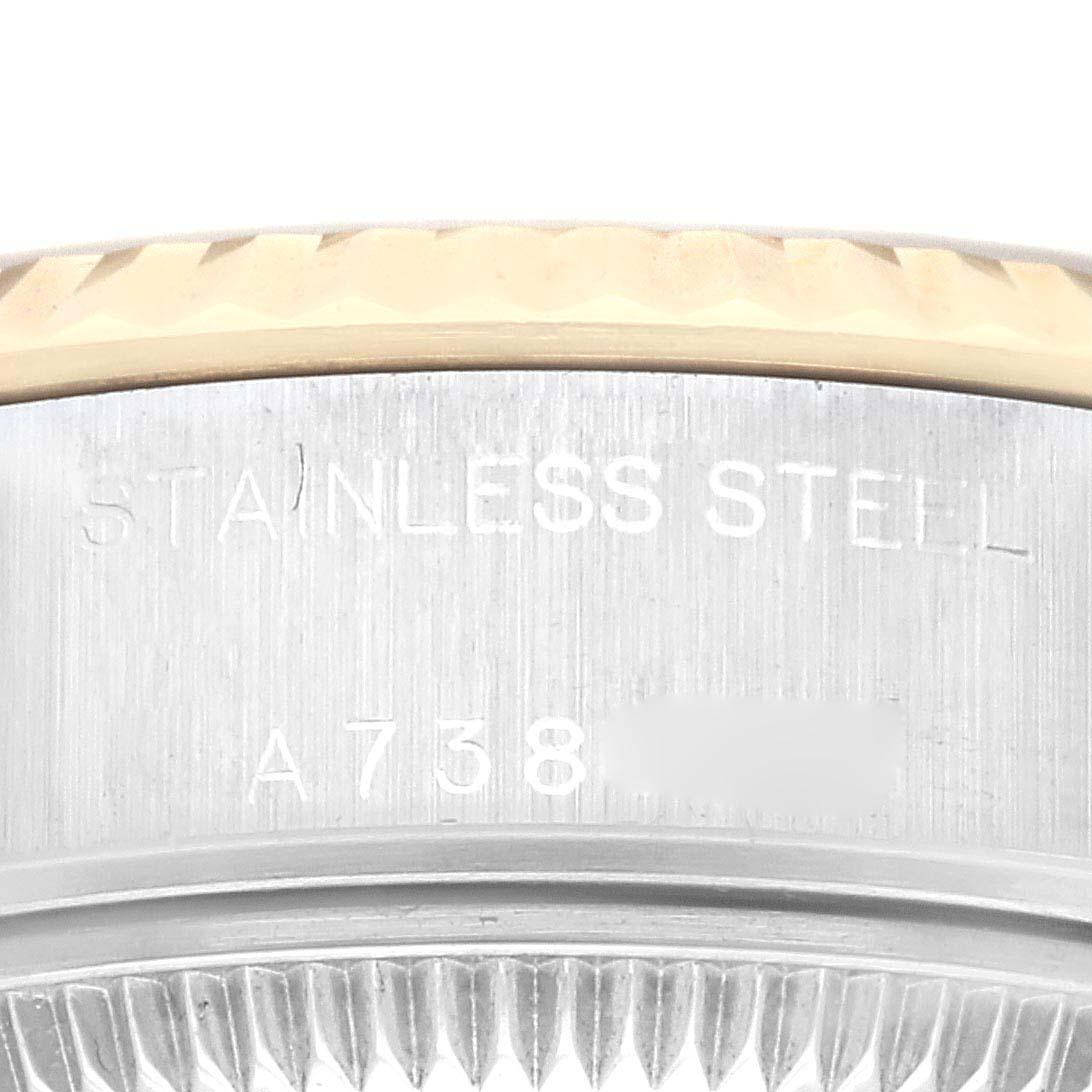 Rolex Datejust Stahl-Damenuhr 79173 mit Champagner-Zifferblatt im Zustand „Hervorragend“ im Angebot in Atlanta, GA