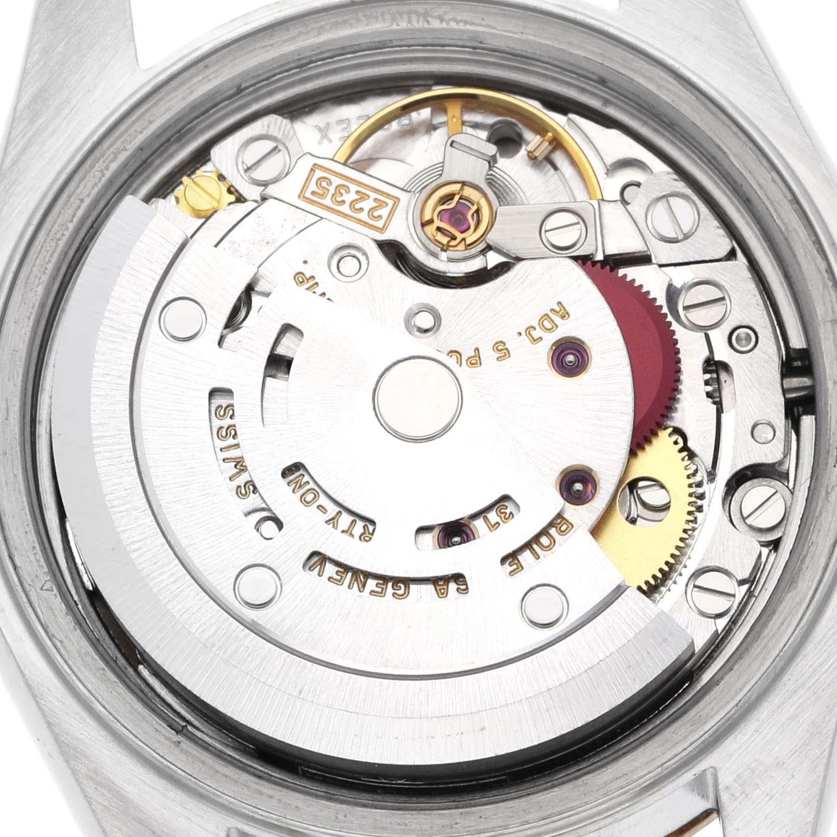 Rolex Datejust Acero Oro Amarillo Esfera Champán Reloj Señora 79173 en venta 4