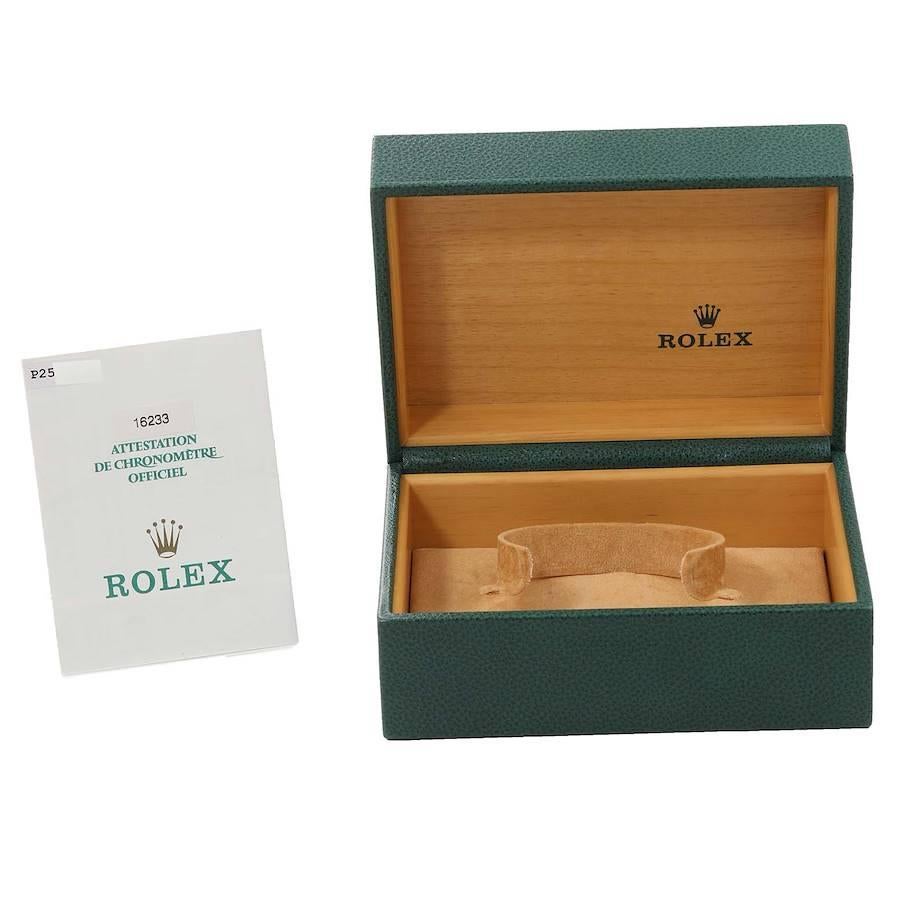 Rolex Datejust Steel Yellow Gold Champagne Dial Mens Watch 16233 Box ...