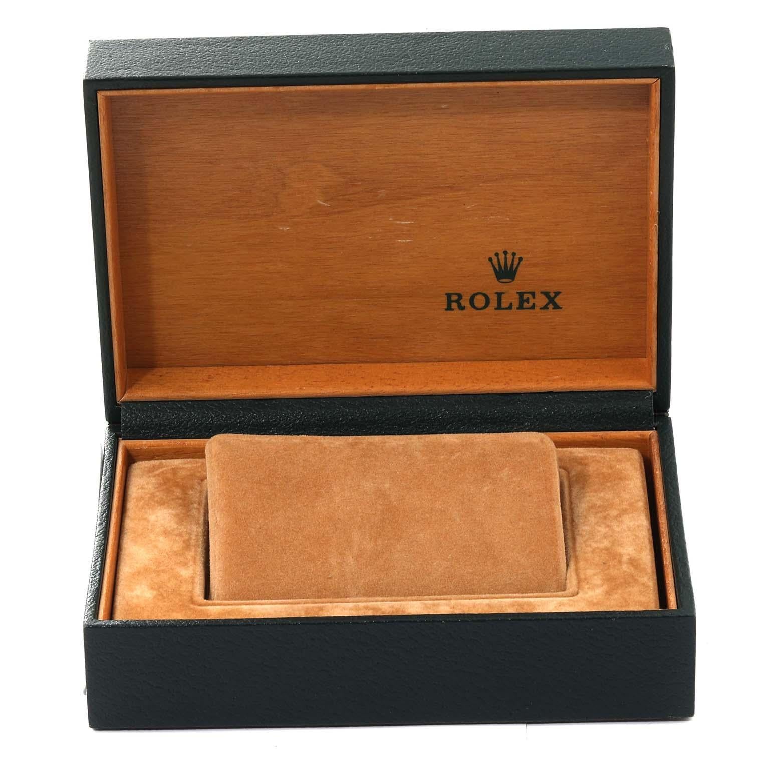 Rolex Montre Datejust en acier, or jaune et cadran champagne pour hommes 16233 en vente 5