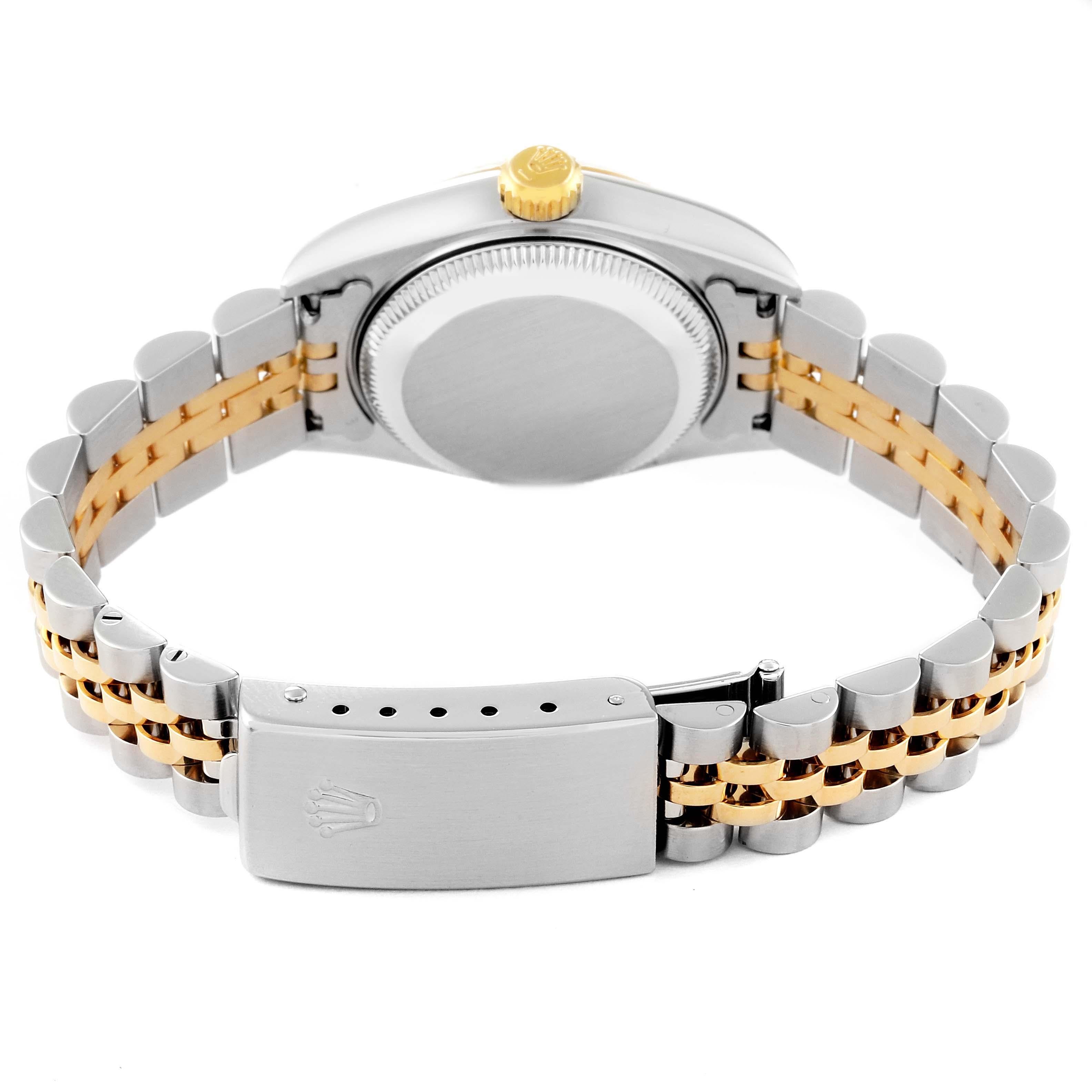 Rolex Datejust Steel Yellow Gold Champagne Diamond Dial Ladies Watch 79173 5