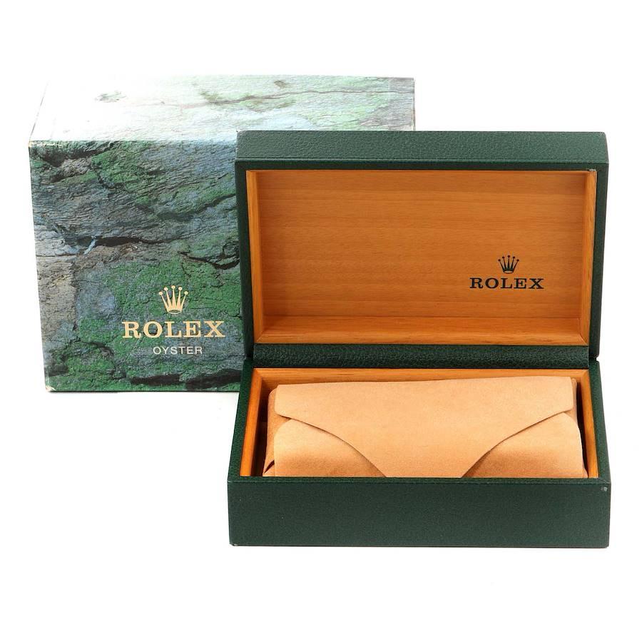 Rolex Datejust Stahl-Herrenuhr 16233 mit Champagner-Diamant-Zifferblatt im Angebot 8