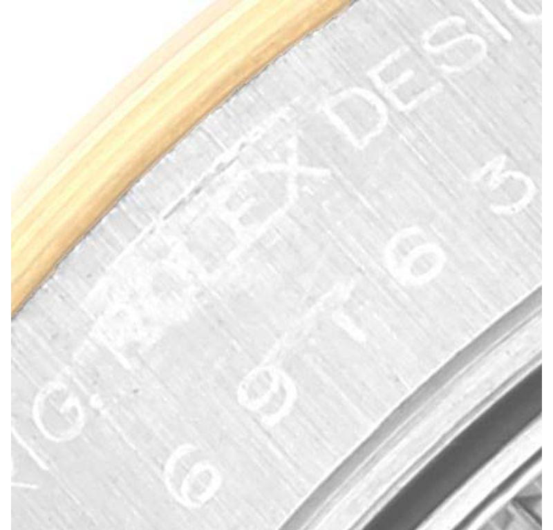 Rolex Datejust Steel Yellow Gold Diamond Anniversary Dial Ladies Watch 69163 1