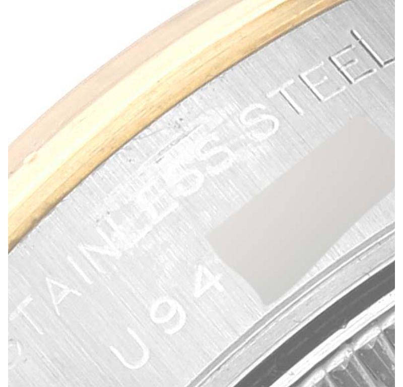 Rolex Datejust Steel Yellow Gold Diamond Anniversary Dial Ladies Watch 69163 2